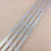 Подсветка 43" 08-43DN-3528-0D35-4X10-770X10-220324 CY-430D-4X10, 4 ленты, 10LED, 3V, 770 мм, с разбо
