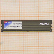 Память DIMM DDR2 Patriot 1Gb 900 МГц (PC2-7200) PDC22G7200ELK, Б/У