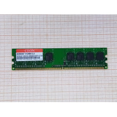 Память DIMM DDR2 CEON 512Mb, 667 МГц (PC2-5300), Б/У