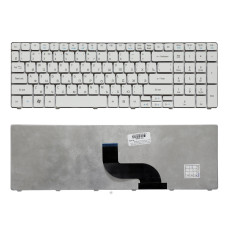 Клавиатура Acer Aspire 5810T, 5410T, 5536, 5536G белая без рамки, плоский Enter, островки, новая