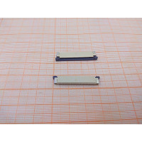 Коннектор FFC/FPC 1.0 мм 24 pin вверху выдвижной