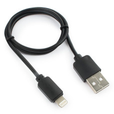 Кабель USB Lightning Гарнизон GCC-USB2-AP2-0.5M, 0.5 м, USB AM, lightning 8 pin, черный