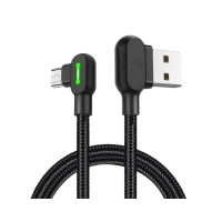 Кабель McDodo CA-5771 microUSB - USB, 2.0 А черный 1.2 м, нейлон