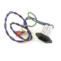 Разъем IF-N06AEW IEC-320-C14 Male, для телевизора, С проводом, Б/У