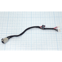 Разъем Dell Inspiron 14 3458 5455 5458 15 5000 5551 5555 5558 Vostro 15 3558 (7.4x5.0 мм) черный с к