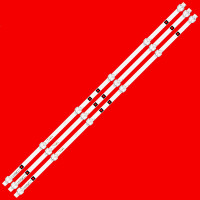 Подсветка 32" JS-D-HL32L12-061DC(71202), 3 ленты, 6LED, 6V, 575 мм, NEW