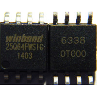 W25Q64FWSIG SPI 64Mbit 1.65-1.95V SOIC-8