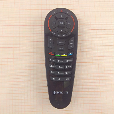 Пульт T4HU1284/34K ALOHA XL 2.0 оригинальный черный МТС, Б/У