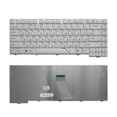 Клавиатура Acer Aspire 4220, 4310, 4430, 4720, eMachines E510 белая без рамки, плоский Enter, новая