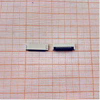 Коннектор FFC/FPC 1.0 мм 12 pin поворотный передний