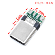 Разъем USB 3.1 Type-C 24pin Male