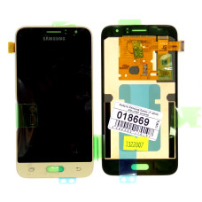 Дисплей Samsung Galaxy J1 2016 SM-J120F золотой Original с тачскрином