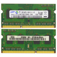 Память SODIMM DDR3 Samsung 2Gb 1333 MHz (PC3-10600), M471B5773DH0-CH9