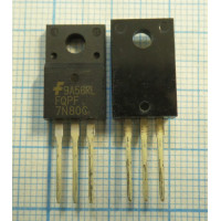 FQPF7N80C N-канал 7A 800V (TO-220F)