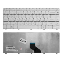 Клавиатура Packard Bell EasyNote NM85, NM87, NX86-JN, NX86-JO, Gateway NV49C Series белая, без рамки