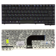 Клавиатура Asus A3A A3E A3H A3V черная, без рамки, Г-образный Enter