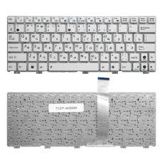 Клавиатура Asus Eee PC X101, X101C, X101H, X101CH белая, без рамки