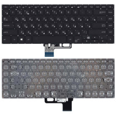 Клавиатура Asus UX550 черная, плоский Enter, Подстветка клавиш