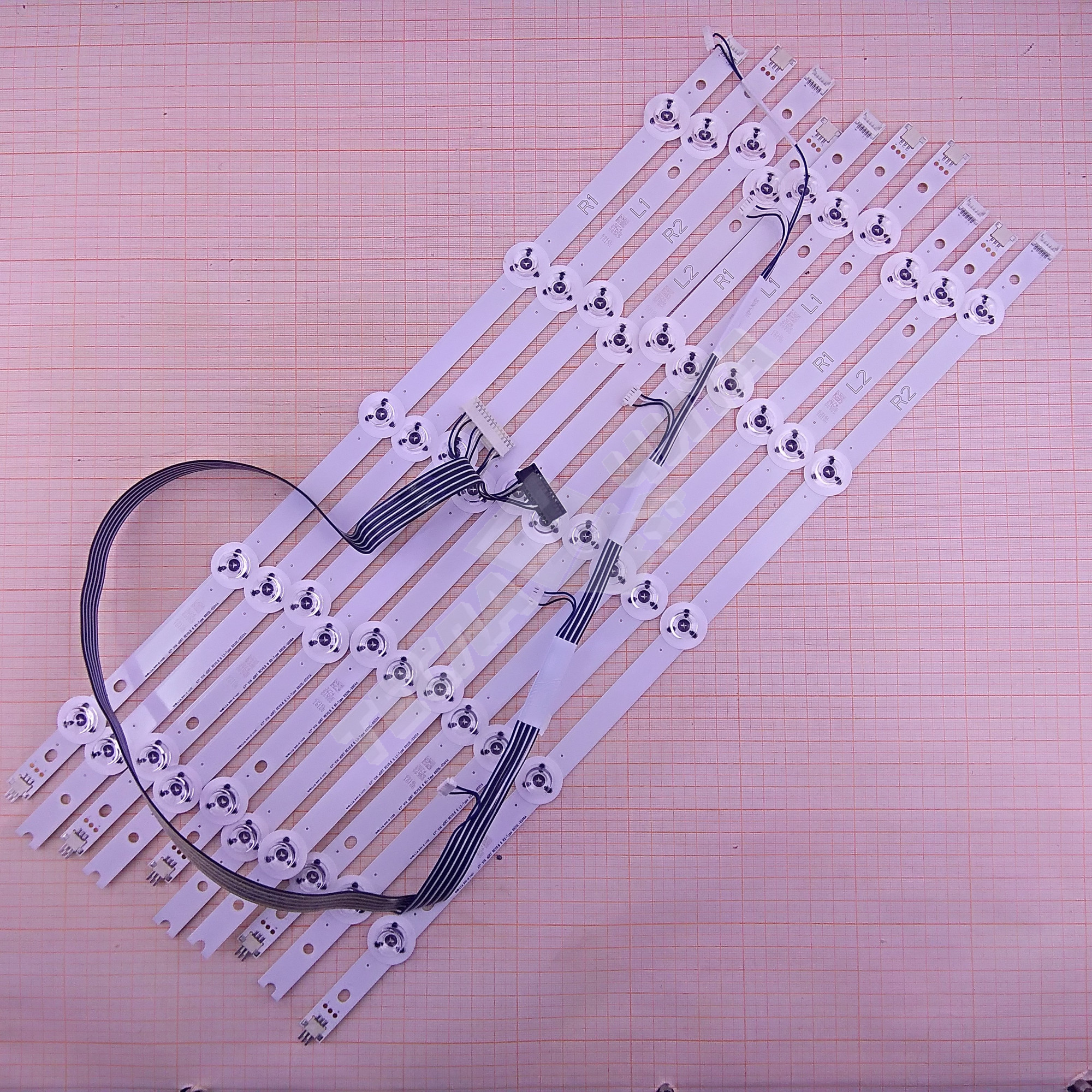 Подсветка 47" 47" V14 sDRT REV.0.8 L2-TYPE 6920L-0507A, 5 лент сост., 10LED, 3V, 953мм, с разбора