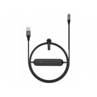 Кабель Hoco U22 Type-C - USB черный 1 м, внешний АКБ 2000 mAh