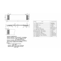 Шлейф FPC 25pin, 1.0 мм, Прямой, 38 см, Б/У