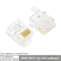Коннектор телефонный RJ-11 6P6C