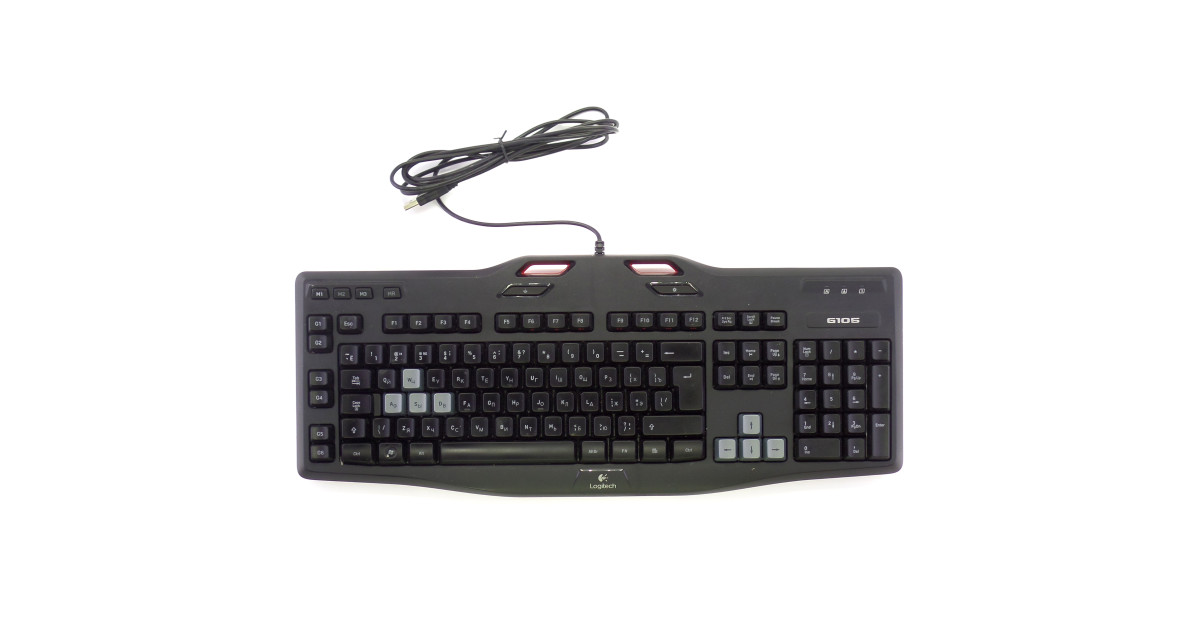 Клавиатура Logitech G105 Gaming черная, USB