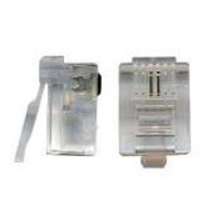 Коннектор телефонный RJ-12 6P2C для розетки TWT (100 шт в уп.)