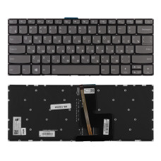 Клавиатура Lenovo IdeaPad 320-14ISK черная, без рамки, плоский Enter