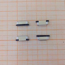 Коннектор FFC/FPC 0.5 мм 14 pin внизу выдвижной