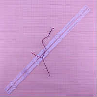 Подсветка 24" 308052401DMS0001 MSG-T240-VA-3030-2.6-WS08D-04-A1, 2 ленты, 4LED, 6V, 437мм, с разбора