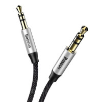 Кабель аудио Baseus Yiven Audio Cable M30 1.0M, черный