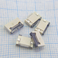 Коннектор FFC/FPC 0.5 мм 8 pin поворотный передний