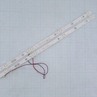 Подсветка 32" JL.D32061330-006GS-M_V01, 2 ленты, 6LED, 12 мм, с разбора исправная