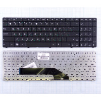 Клавиатура Asus K50 K60 K70 черная с черной рамкой