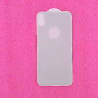 Защитное стекло iPhone X 4D белое