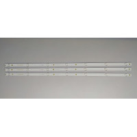 Подсветка 40" CRH-Z40E6000303007036AD REV1.0, 3 ленты, 8LED, 3V, 758 мм, с разбора отличное