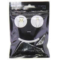 Кабель Hoco X13 Lightning 8Pin USB, 5A белый 1 м