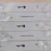 Подсветка 43" LED43D10A-ZC14FG-01 LED43D10B-ZC14FG-01, 12 лент, 10LED, 3V, 845 мм