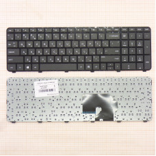 Клавиатура HP Pavilion DV7-6000 черная с черной рамкой плоский Enter, новый