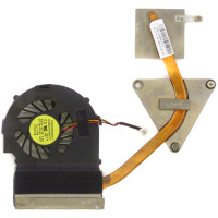 Вентилятор для DELL Inspirion N5030, 60.4EM36.001, 3pin, с радиатором, Б/У