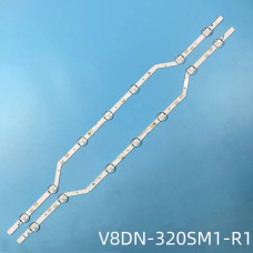 Подсветка 32" V8DN-320SM1-R1, 2 ленты, 7LED, 3V, 620 мм, NEW