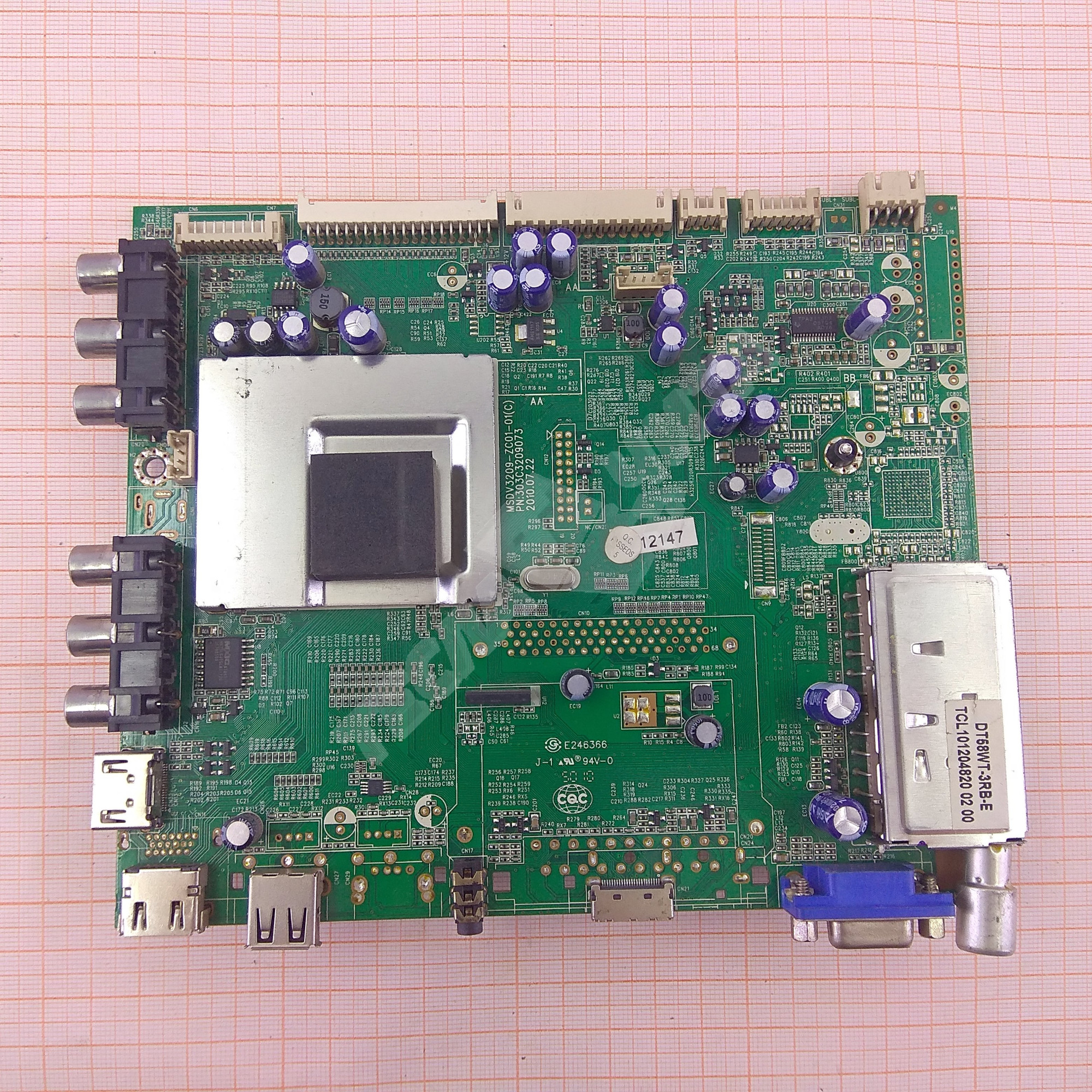 Плата Main MSDV3209-ZC01-01(C) 303C3209073 228-101119013 MTV-3214LW (V315H4-LE2)