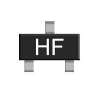 Транзистор C1815 (HF), NPN, 50 В, 0,15 А, SOT-23