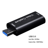 Карта видеозахвата HDMI 4K USB Black