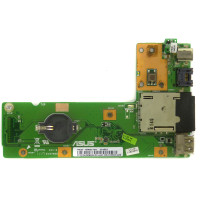 Плата K52JR_DC 60-NXMDC1000-B01, 60-NXMDC1000-C01 плата USB + CMOS + Кардридер + Ethernet порт, Б/У