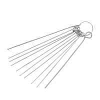 Набор игл из нержавеющей стали для ремонта печатных плат, 10 видов, 80 мм, 0.7-1.3 мм