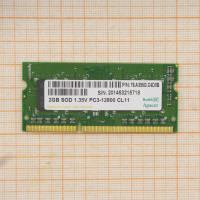 Память SODIMM DDR3L Apacer 2Gb 1600 МГц (PC3-12800), 76.A305G.C4D0B