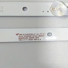 Подсветка 32" JS-D-JP385DM-071EC, 2 ленты, 6LED, 6V, 670 мм, с разбора