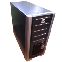 Корпус ATX Midi-Tower черный без БП Б/У